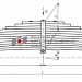 Задняя рессора для автомобилей производства ПАО "Камаз" 43101, 43106, 43114, 5320, 5410, 55102, 53205 12-листовая