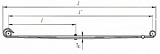 Рессора передняя (2 листа) для а/м ГАЗ-3302 3302-2902012-02/1